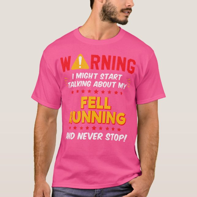 Camiseta Chiste de corredor de Fell divertido (Anverso)