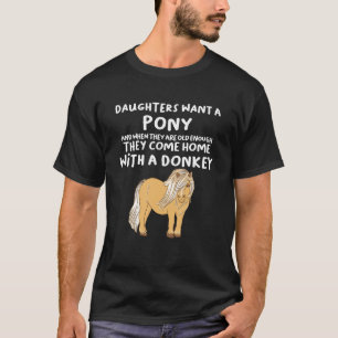 Camiseta Chiste de Daughs Boyfriend Dad