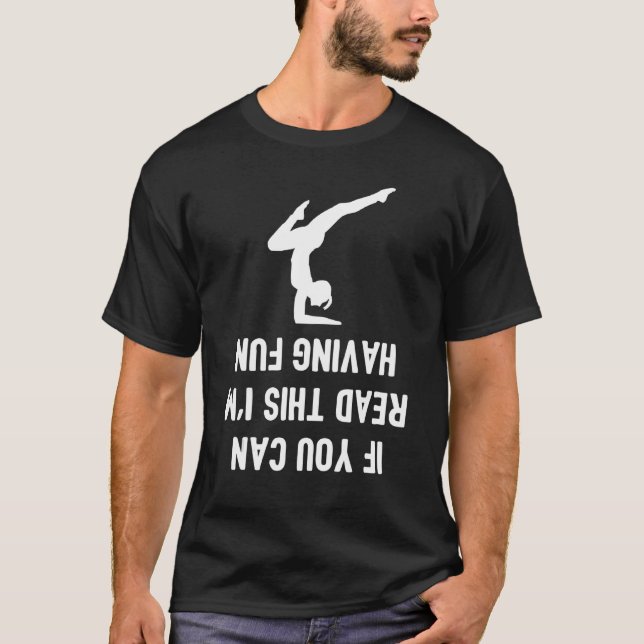 Camiseta Chiste de ejercicios de yoga hombres Yogi Yogini T (Anverso)