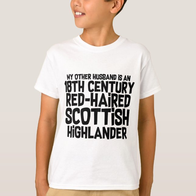 Camiseta Chiste de Esposo Escocés Divertido (Anverso)