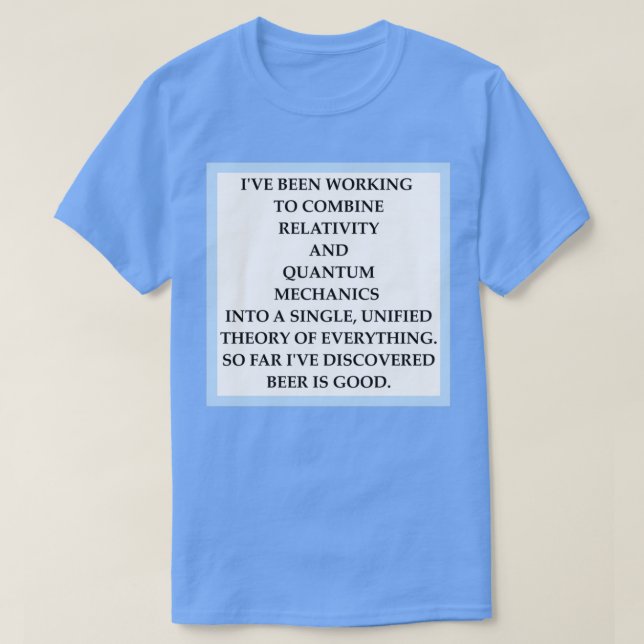 Camiseta chiste de física 14 (Diseño del anverso)