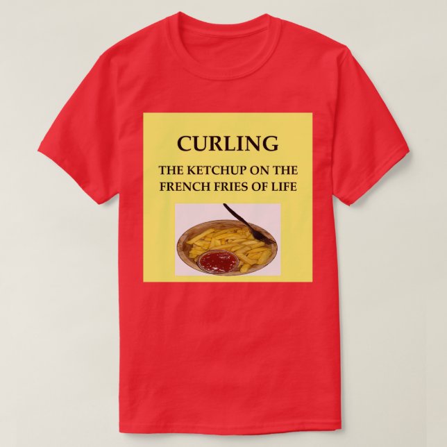 Camiseta Chiste de Fries de Francia (Diseño del anverso)