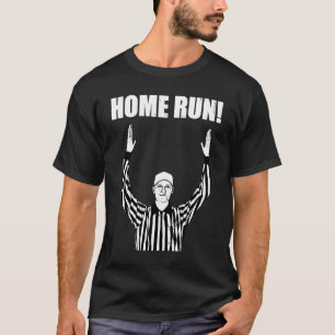 Camiseta Chiste de fútbol de béisbol de HomeRun