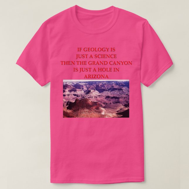 Camiseta Chiste de geología 26 (Diseño del anverso)