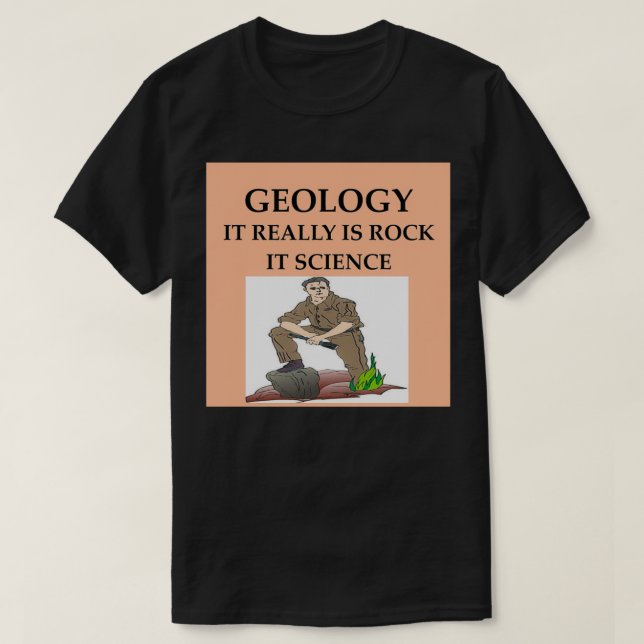Camiseta Chiste de geología 5 (Diseño del anverso)