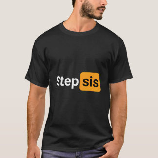 Camiseta Chiste de humor novedoso de hermana escalonada