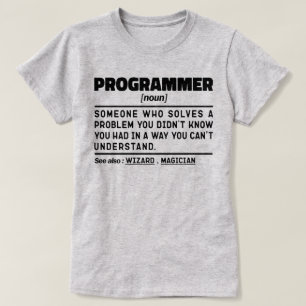 Camiseta Chiste de humor para programadores de software mod