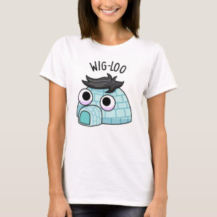 Camiseta Chiste de Igloo Divertido con Peluca 