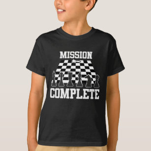Camiseta Chiste de jugador de ajedrez completo de misión