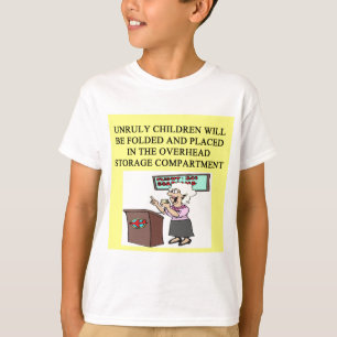 Camiseta chiste de la azafata