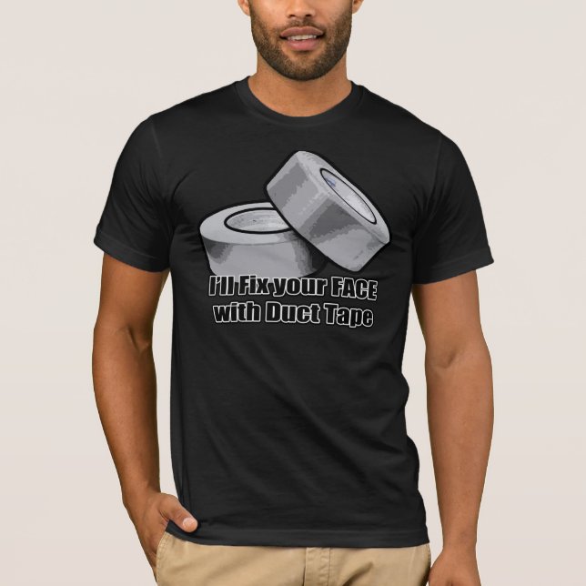 Camiseta Chiste de la cinta aislante (Anverso)