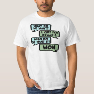 Camiseta Chiste de la dislexia