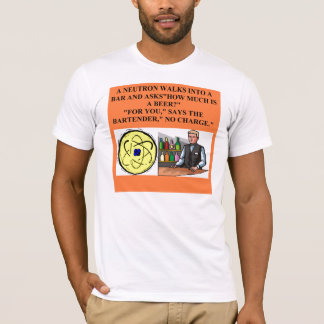 Camiseta chiste de la física del neutrón