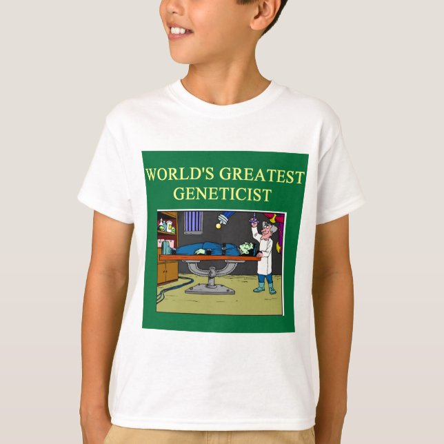 Camiseta chiste de la genética (Anverso)