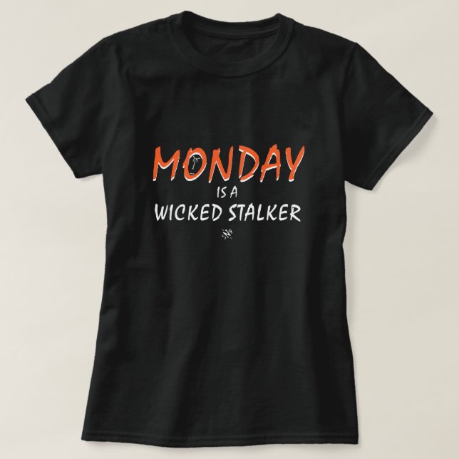 Camiseta Chiste de lunes v2 (Diseño del anverso)