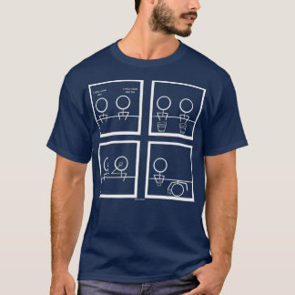 Camiseta Chiste de memes sobre química de historietas en la