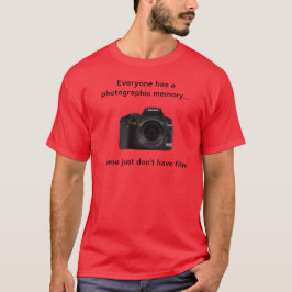 Camiseta Chiste de memoria fotográfica