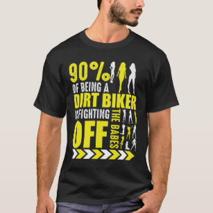 Camiseta Chiste de moto sucio poker motocross divertido