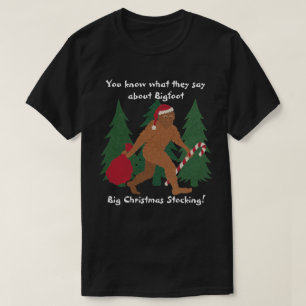 Camiseta Chiste de Navidades de Santa Squatch