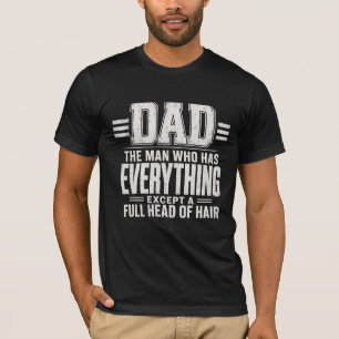 Camiseta Chiste de papá calvo divertido