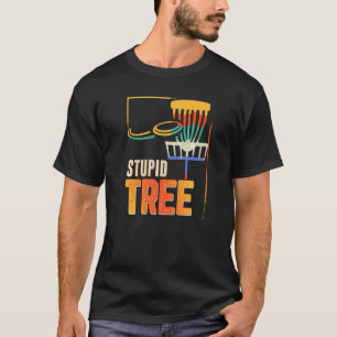 Camiseta Chiste de papá, disco de árbol estúpido