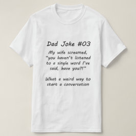 Camiseta Chiste de papá Nº 03 (A)