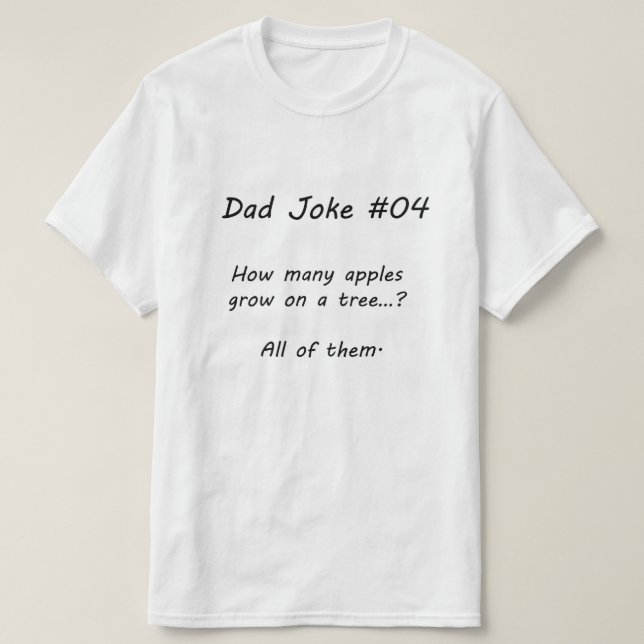 Camiseta Chiste de papá Nº 04 (A) (Diseño del anverso)