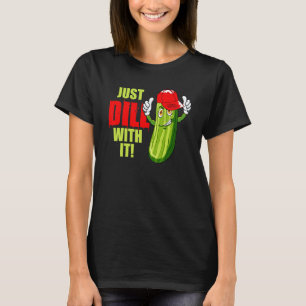 Camiseta Chiste De Pepino Con Eneldo Gafas De Sol