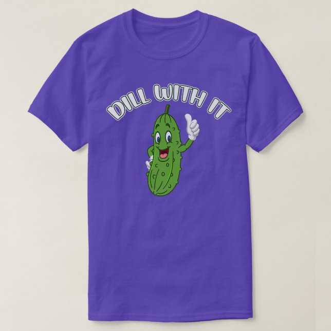Camiseta Chiste De Pickle Fundido Pun Dill Con Cucu Vegetar (Diseño del anverso)
