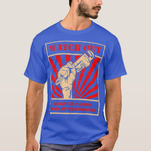 Camiseta Chiste de plomería de la Escuela Funny Plumbing