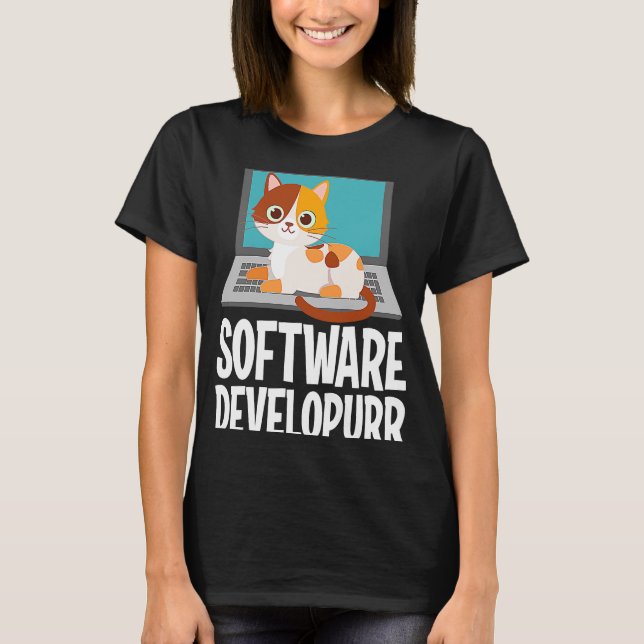Camiseta Chiste de programación de programadores de softwar (Anverso)