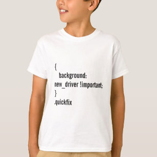 Camiseta Chiste de programación para nuevos controladores