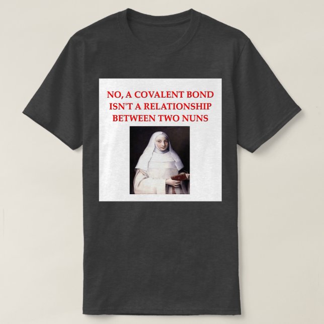 Camiseta Chiste de química 33 (Diseño del anverso)