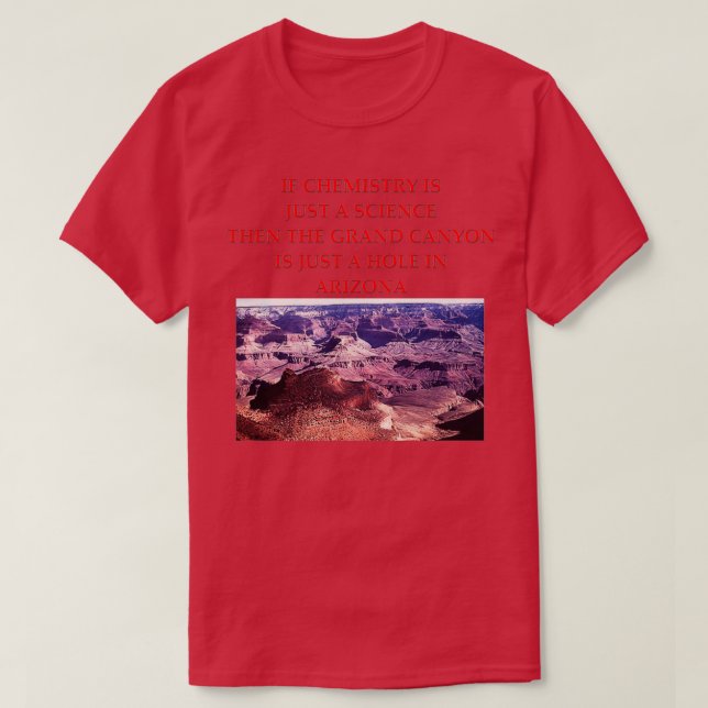 Camiseta Chiste de química 48 (Diseño del anverso)