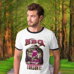Camiseta Chiste de secuestro de vacas en barbacoa para extr
