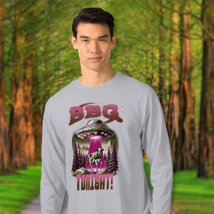 Camiseta Chiste de secuestro de vacas en barbacoa para extr