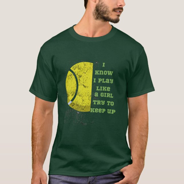 Camiseta Chiste de tenis divertido (Anverso)