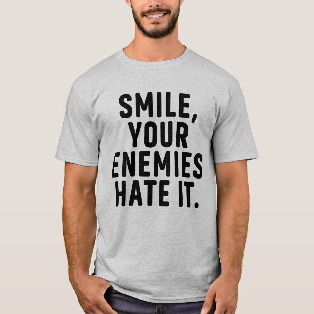 Camiseta Chiste de tipografía sarcástico gracioso diciendo  (Anverso)