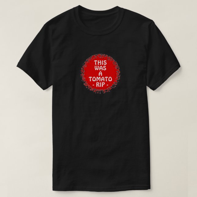 Camiseta Chiste de tomate (Diseño del anverso)