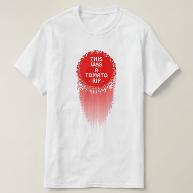 Camiseta Chiste de tomate (Diseño del anverso)
