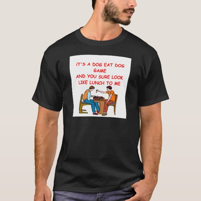 Camiseta chiste del ajedrez (Anverso)