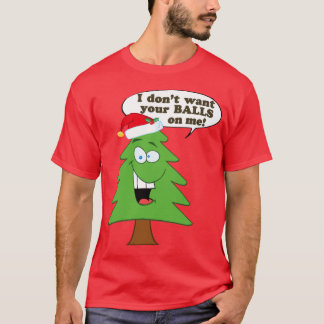 Camiseta Chiste del día de fiesta del árbol de navidad