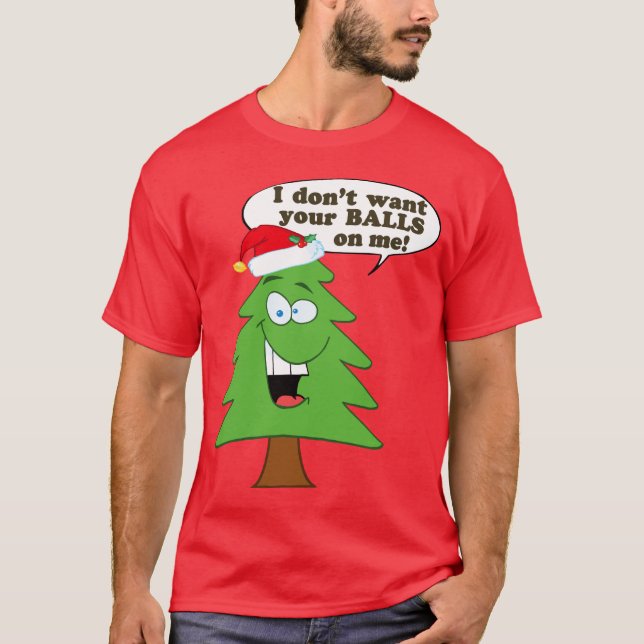 Camiseta Chiste del día de fiesta del árbol de navidad (Anverso)