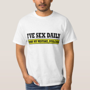 Camiseta Chiste del disléxico