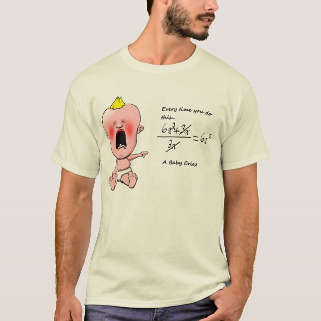 Camiseta Chiste del error de la matemáticas (Anverso)