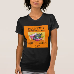 Camiseta chiste del gato de los schrodinger