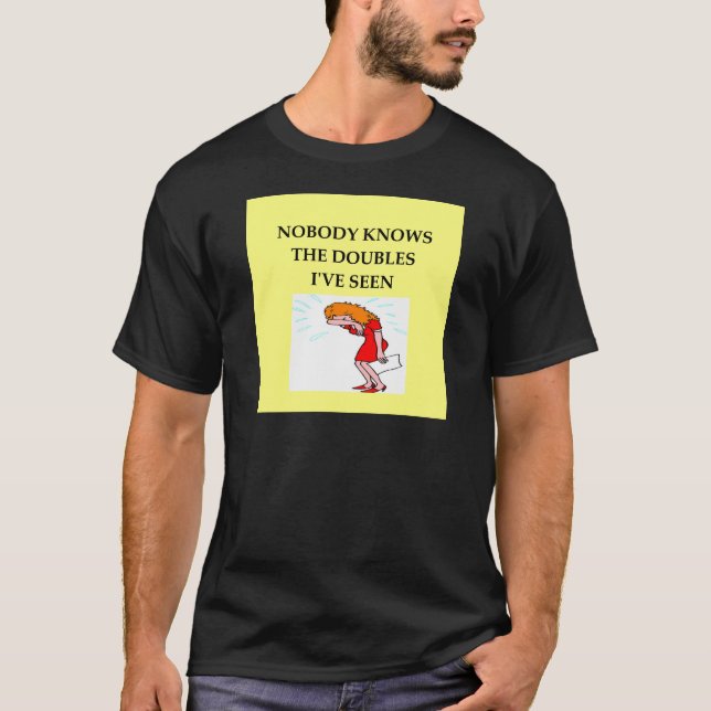 Camiseta chiste del jugador de puente (Anverso)