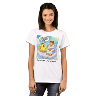 Camiseta Chiste del pollo ángel