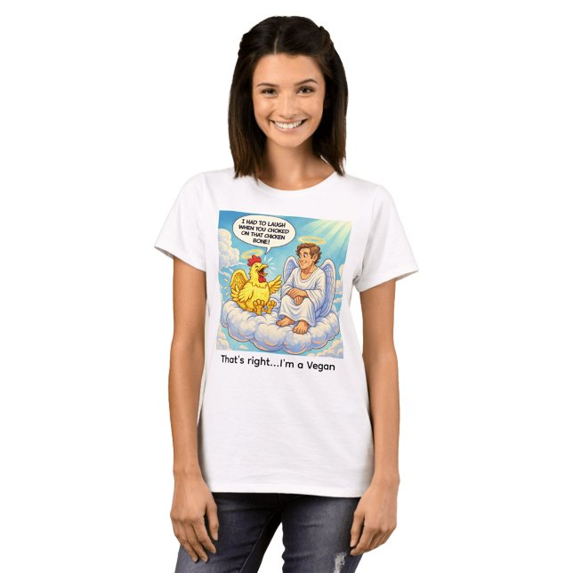 Camiseta Chiste del pollo ángel (Subido por el creador)