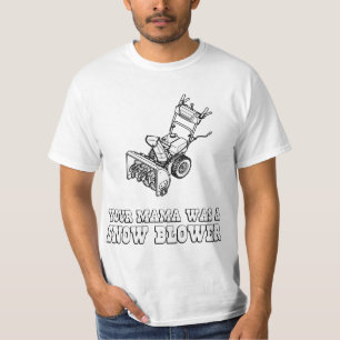 Camiseta Chiste del robot de Yo Momma - ella era un